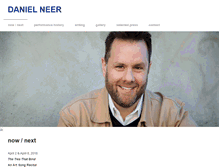 Tablet Screenshot of danielneer.com